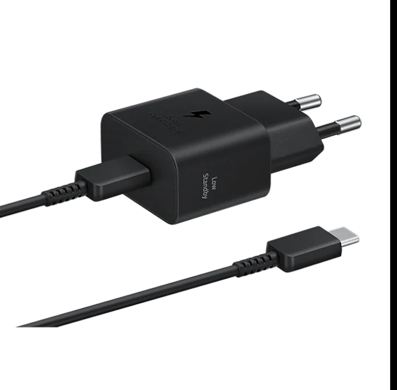 Carregador ultrarrápido 25W com cabo Samsung - Preto - Item