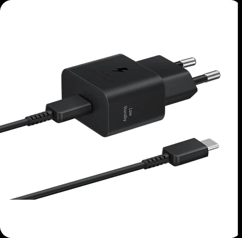 Chargeur Super Rapide 25W avec câble Samsung -Noir