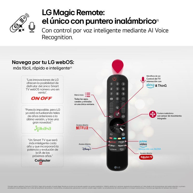 LG OLED65C46LA 65 4K Ultra HD OLED Smart TV Wifi - Ítem10