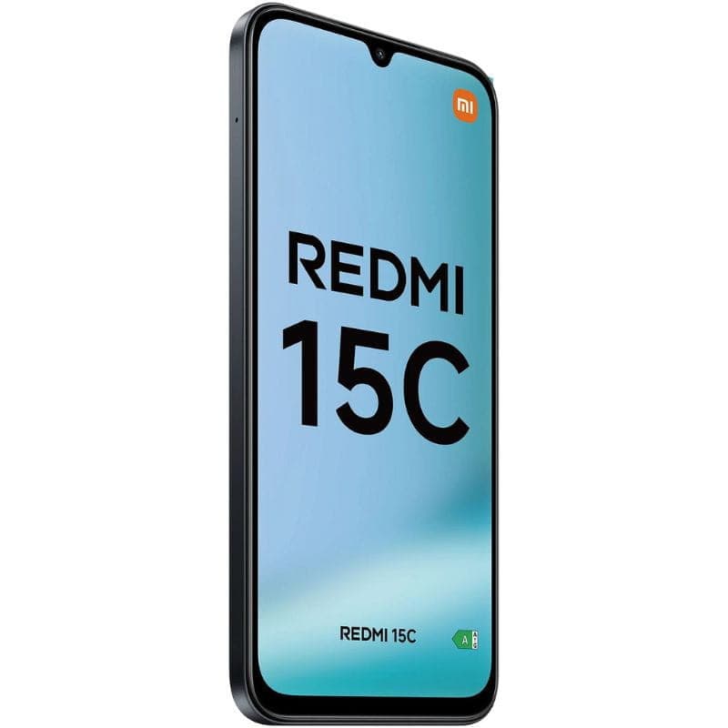 Xiaomi Redmi 15C 4GB/128GB Negro - imagen lateral delantera