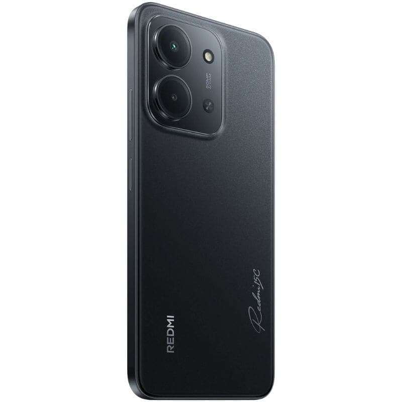 Xiaomi Redmi 15C 4GB/256GB Negro - imagen lateral trasera