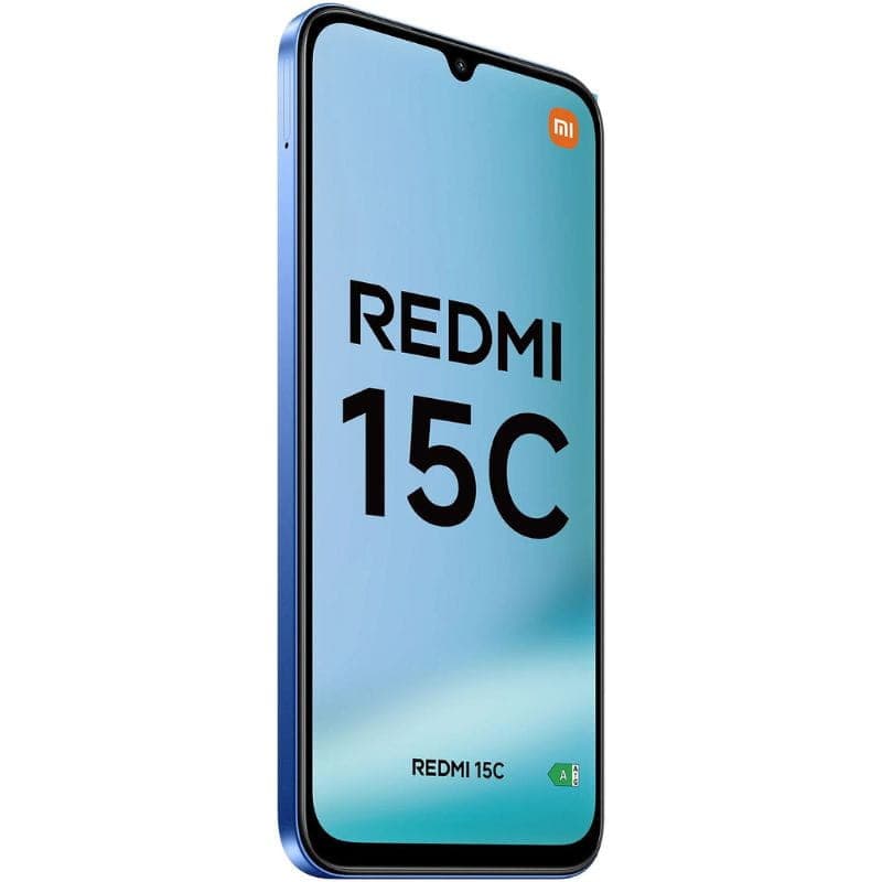 Xiaomi Redmi 15C 4GB/256GB Azul- imagen lateral delantera
