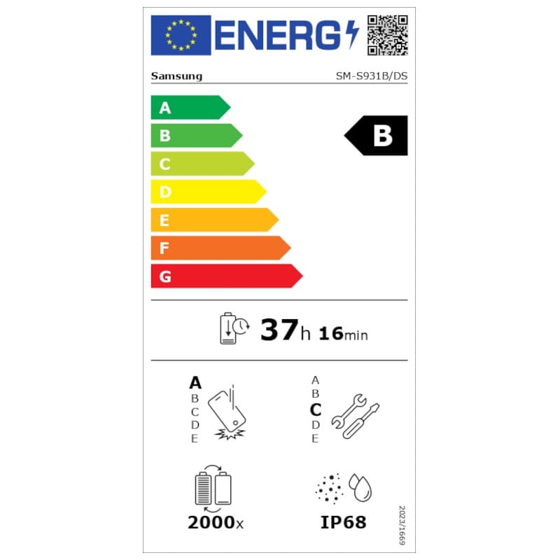 Energie de Samsung Galaxy S25 5G 12Go/256Go Noir