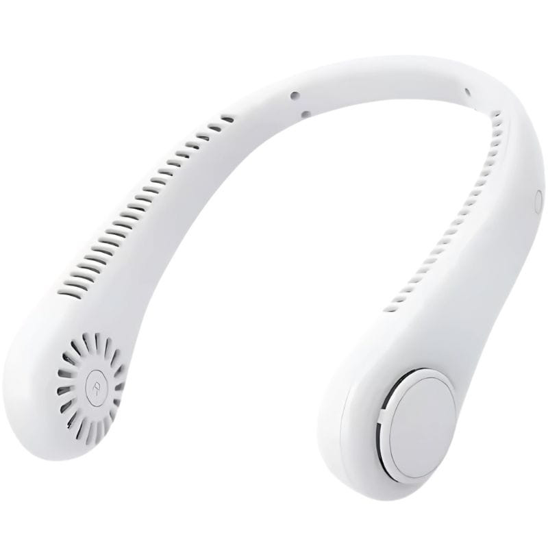 Ventilador de pescoço silencioso com 3 velocidades, 1800 mAh, recarregável por USB - Item