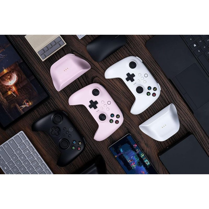 8BitDo Ultimate 2.4G con base de carga Blanco - Gamepad para PC/Android/Steam - Ítem7