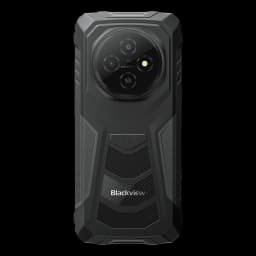 Blackview Fort 1 4Go/128Go Noir Robuste avec dos renforcé, texture antidérapante et module photo rond triple capteur avec flash LED et marquages CE