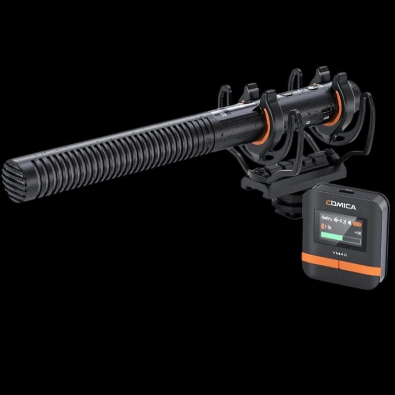 COMICA VM40 Microphone sans fil avec enregistrement intégré de 32 Go et flottant