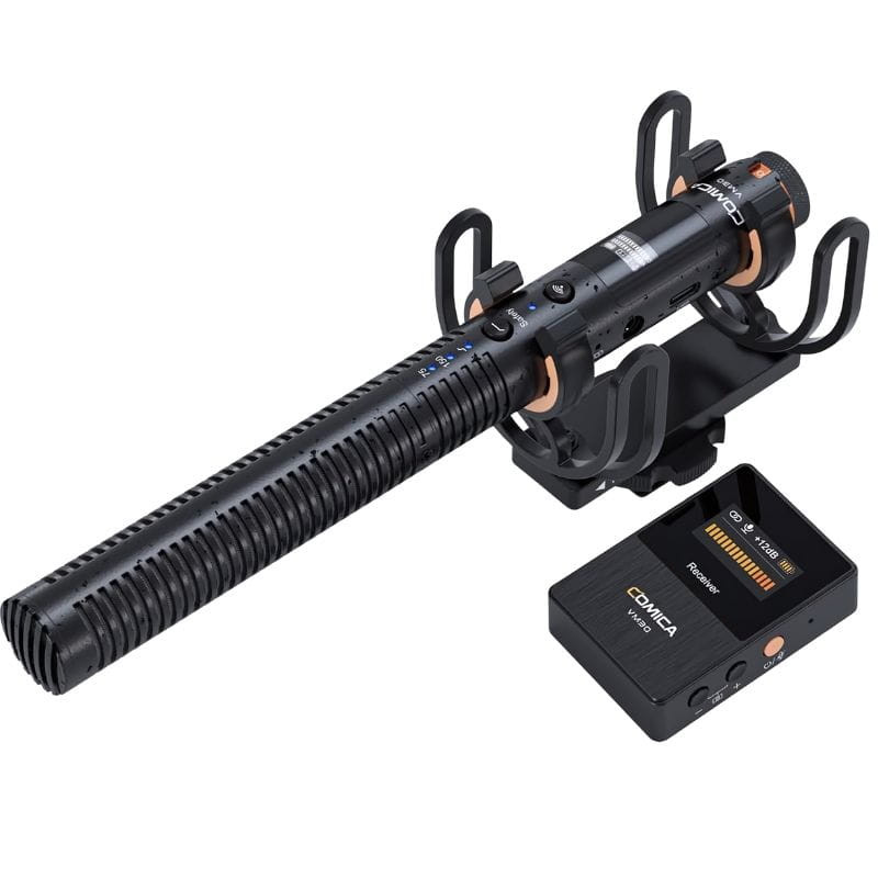 COMICA VM30 Microfone sem fio com gravação integrada e flutuante - Item