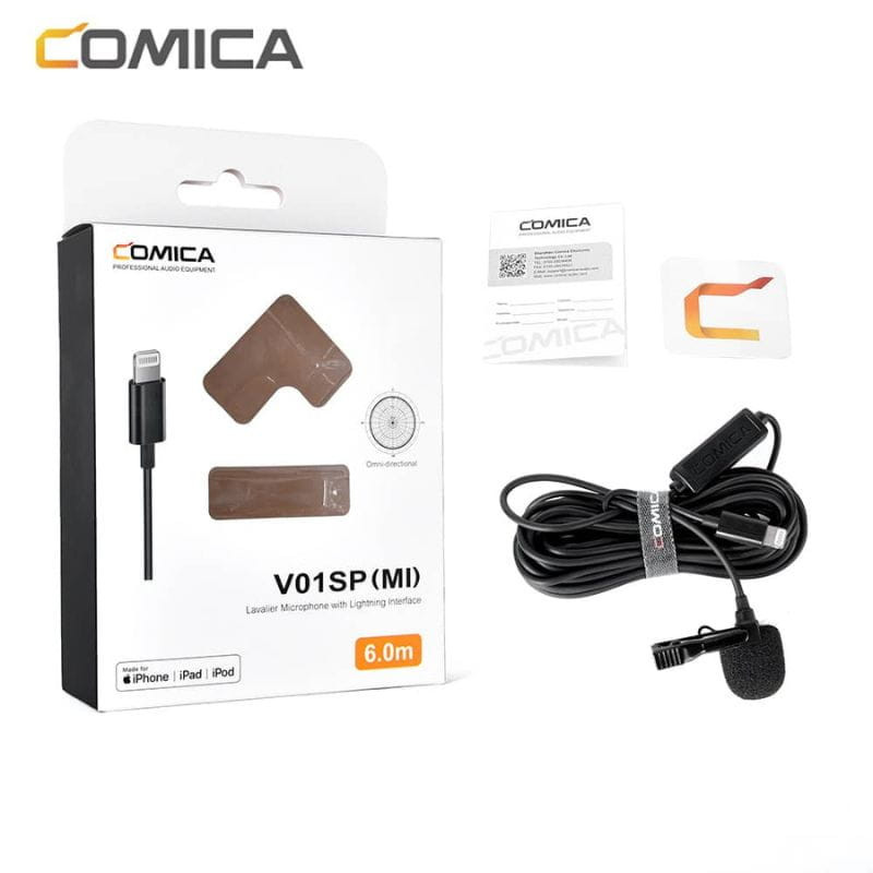COMICA Micrófono Lavalier para Smartphone Lightning 4.5 m - Ítem4