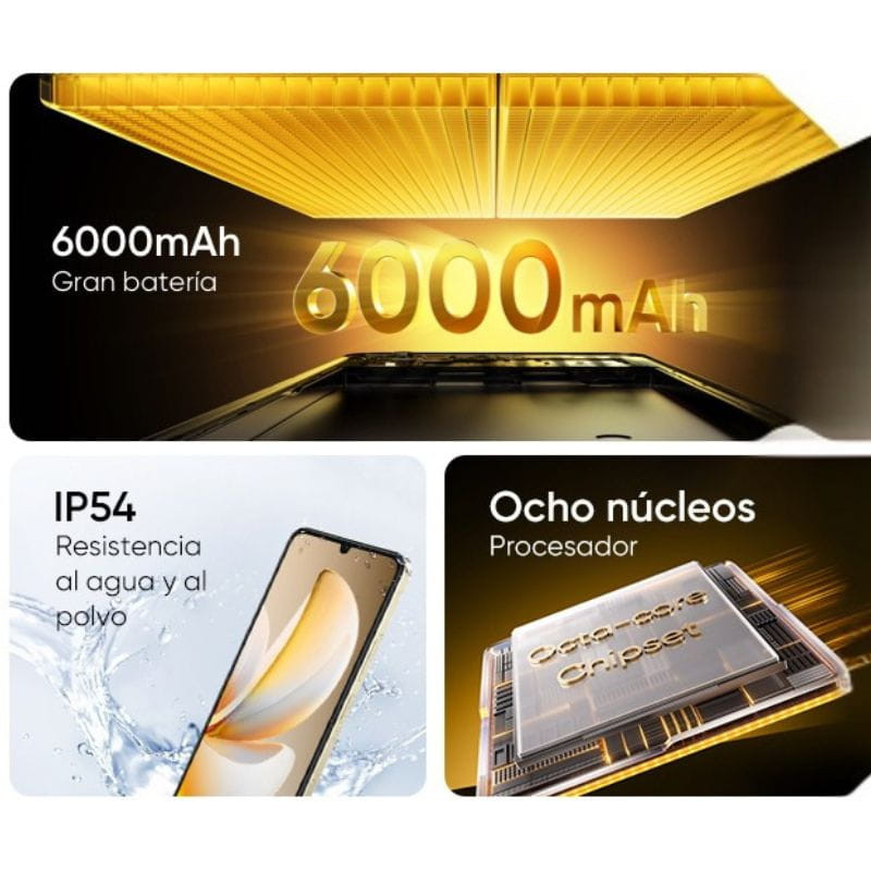 Realme Note 70T 4GB/128GB Negro - Ítem7
