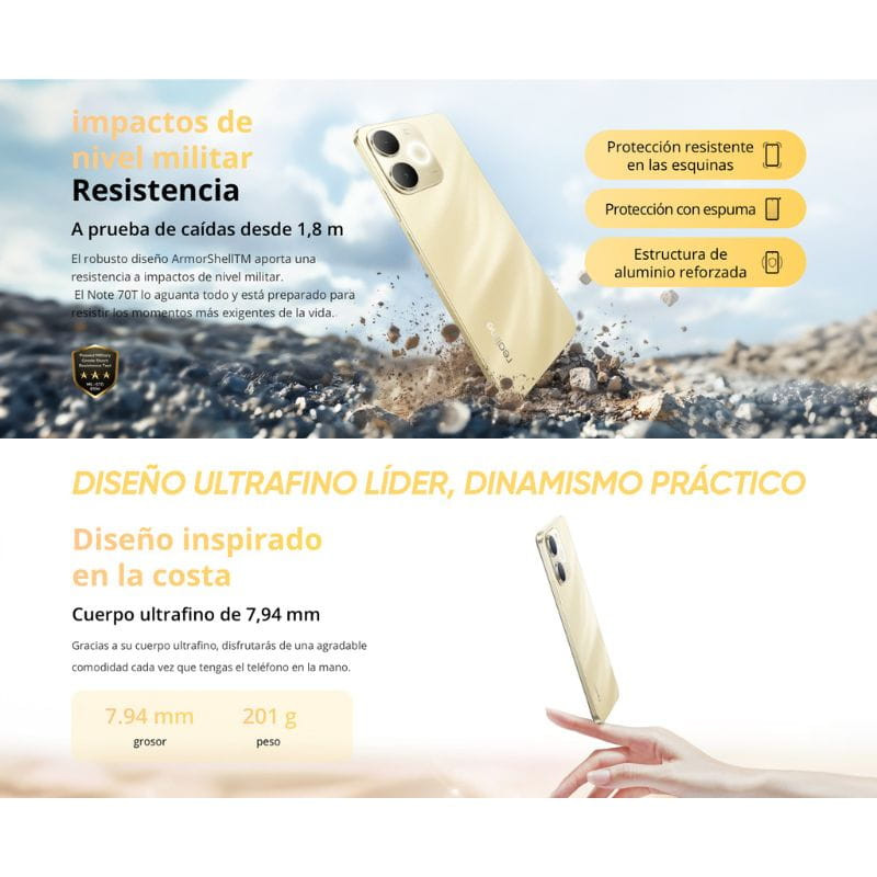 Realme Note 70T 4GB/128GB Negro - Ítem5