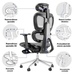 Powerbasic Tondela - Silla de Oficina Ergonómica, características