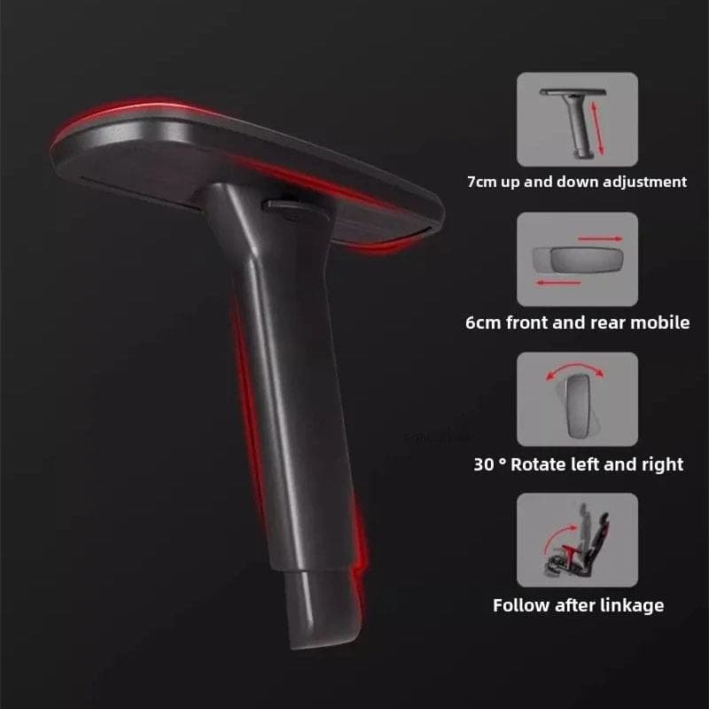 Silla Gaming Ergonómica Crato Gris, características de los reposabrazos