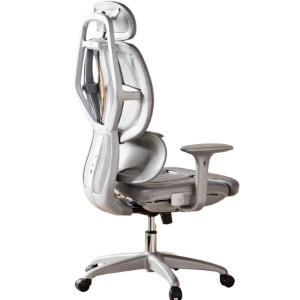 Powerbasic Pinhel - Chaise de Bureau Ergonomique Grise