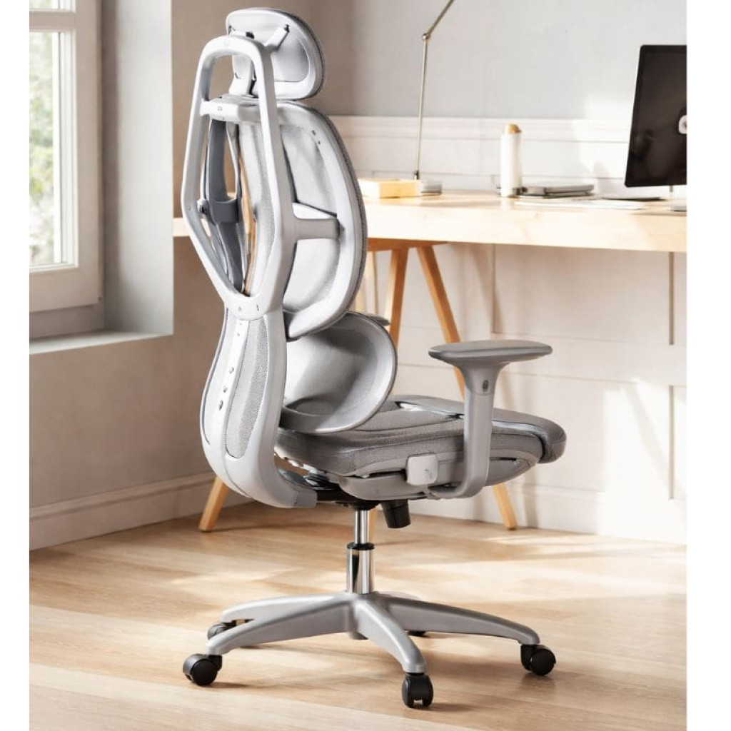 Powerbasic Pinhel - Silla de Oficina Ergonómica Gris - Ítem1
