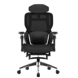 Cadeira de escritório ergonómica Amarante preta, imagem frontal