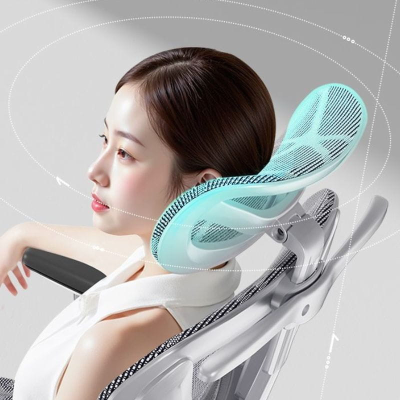 Powerbasic Chaise de Bureau Ergonomique Beja Grise - Ítem2