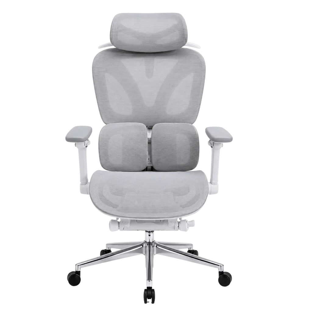 Powerbasic Silla de Oficina Ergonómica Beja Gris