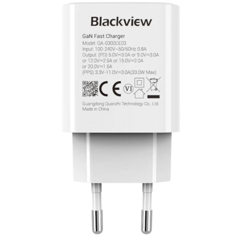 Blackview 33W USB-C carregamento rápido - Carregador de parede - Item