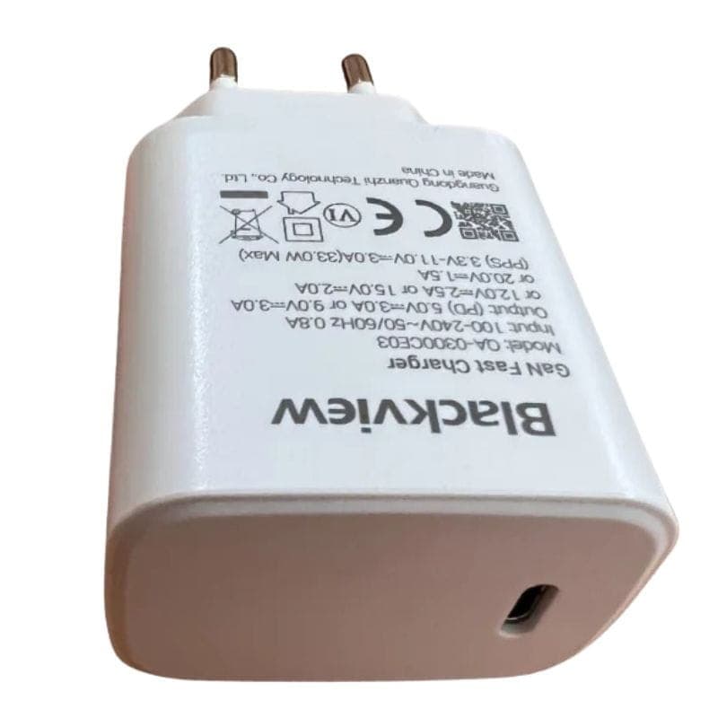 Blackview 33 W USB-C charge rapide - Chargeur mural, fente de chargement