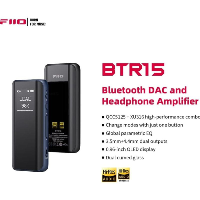 Fiio BTR15 Amplificador/DAC - Preto - Item7