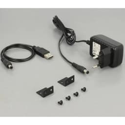 Extractor de áudio HDMI 4K 30 Hz da Delock, imagem dos acessórios incluídos