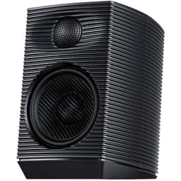 FiiO SP3 80W Negro Altavoces Activos con dos cajas compactas, rejillas frontales, cables RCA y de alimentación, adaptador, manual y cuatro bases
