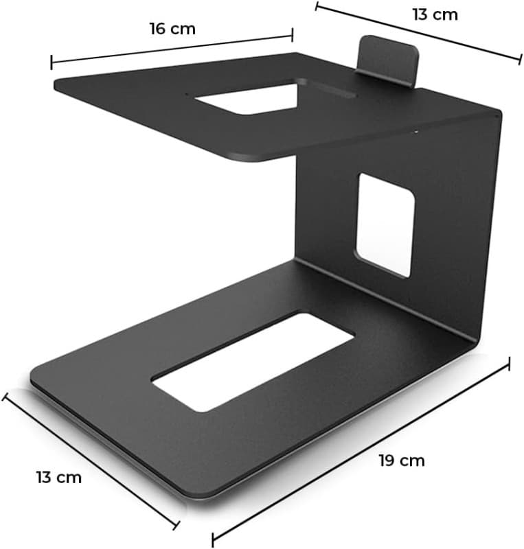 VULKKANO S4 Negro - Soporte para altavoces medidas en cm