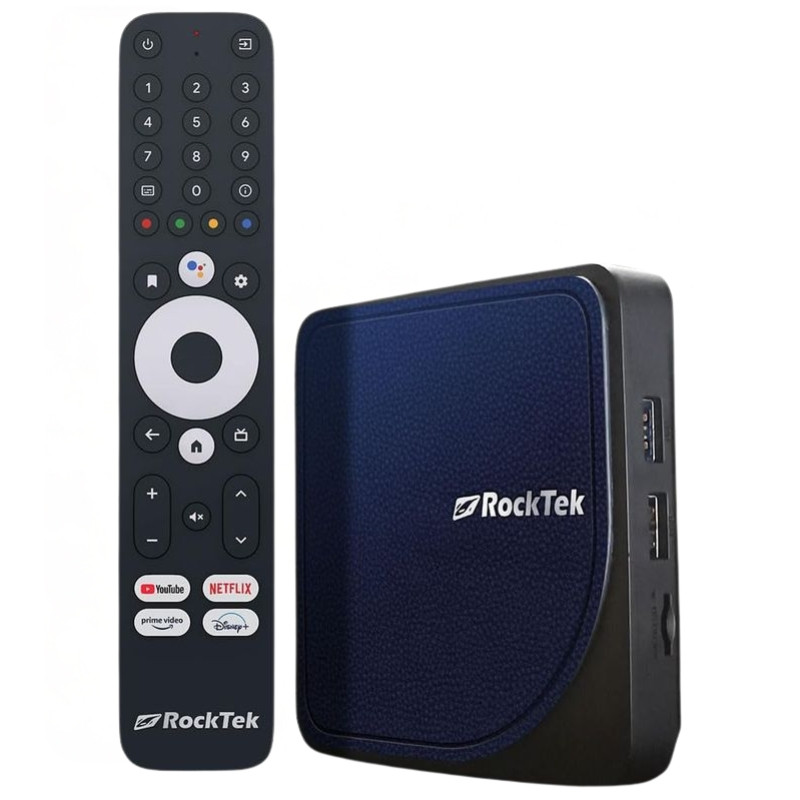 RockTek G2 S905X4 4GB/64GB Android 12 - Android TV - Ítem