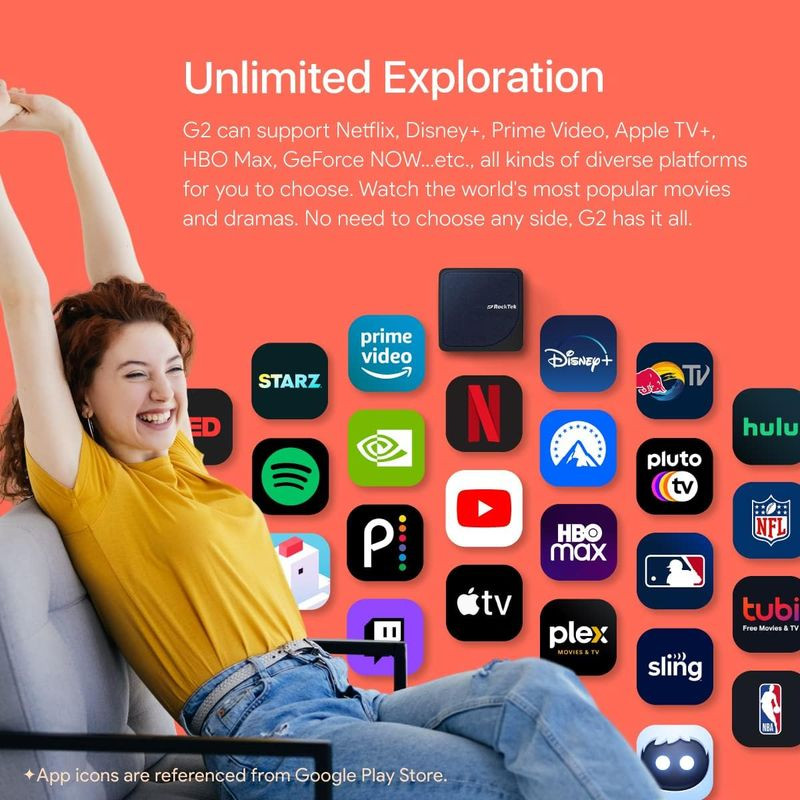 RockTek G2 S905X4 4GB/64GB Android 12 - Android TV - Ítem2