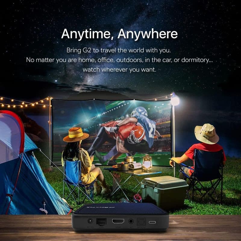 Adaptável RockTek G2 S905X4 4GB/64GB Android 12 - Android TV