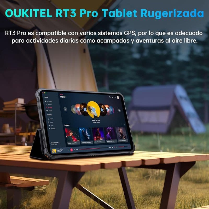 GPS de Oukitel RT3 Pro NFC 8 4GB/128GB Naranja