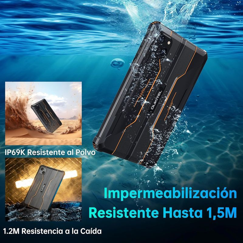 Oukitel RT3 Pro NFC 8 4GB/128GB Naranja - Ítem6