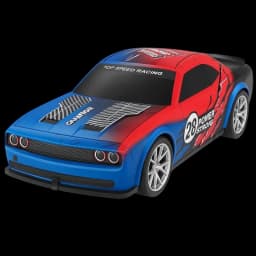   808P 1/22 4WD Drift Rojo Azul - Coche RC Eléctrico