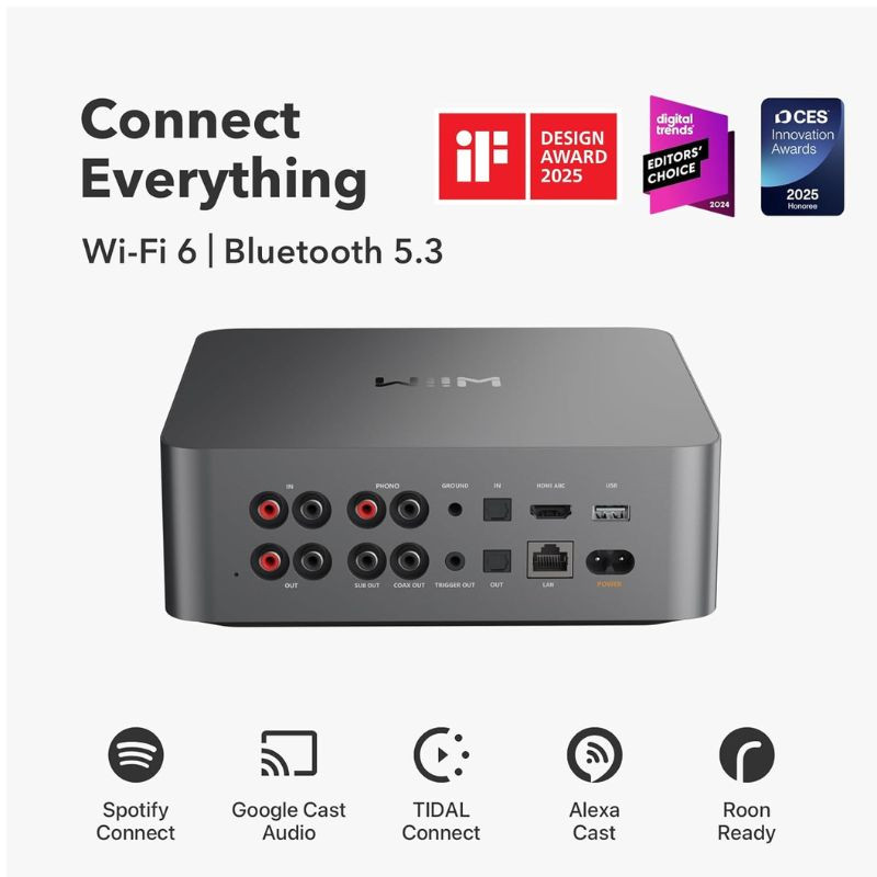 WiiM Ultra - Pré-amplificador de som cinza escuro - Item2