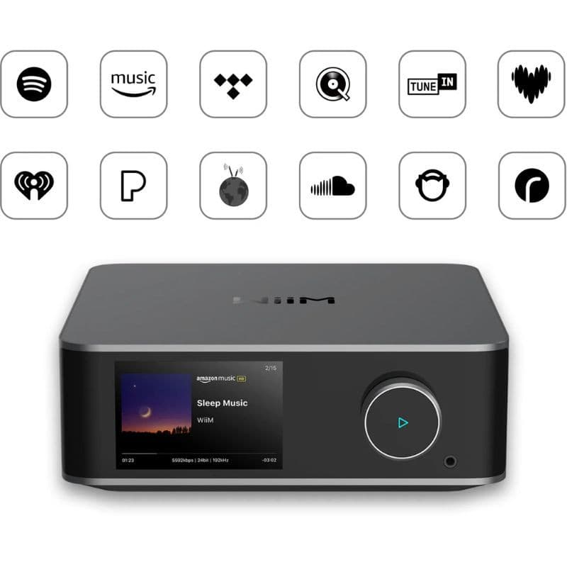 WiiM Ultra - Préamplificateur audio Gris foncé, compatibilité avec les applications