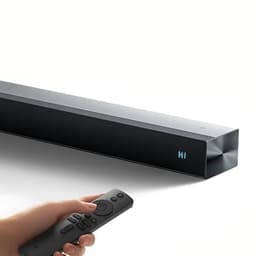 Xiaomi Soundbar Pro 2.0 ch, imagem com o comando remoto