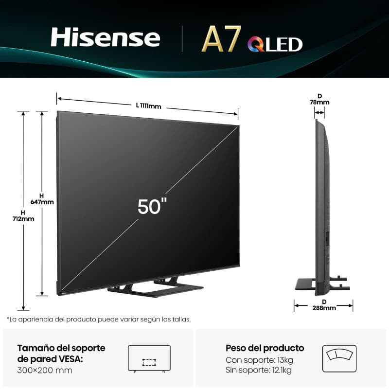 Tela 4K 60Hz com Modo Jogo PLUS: VRR 60Hz, ALLM e barra de jogos para jogabilidade fluida, sem lag. Destaque em Wi‑Fi e design preto.