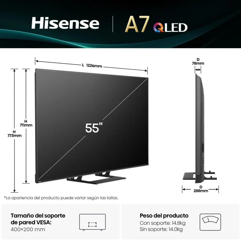 Hisense 55A7Q 55