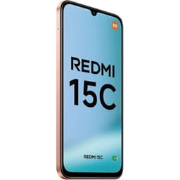 Xiaomi Redmi 15C 4 Go/128 Go Orange, vue latérale avant