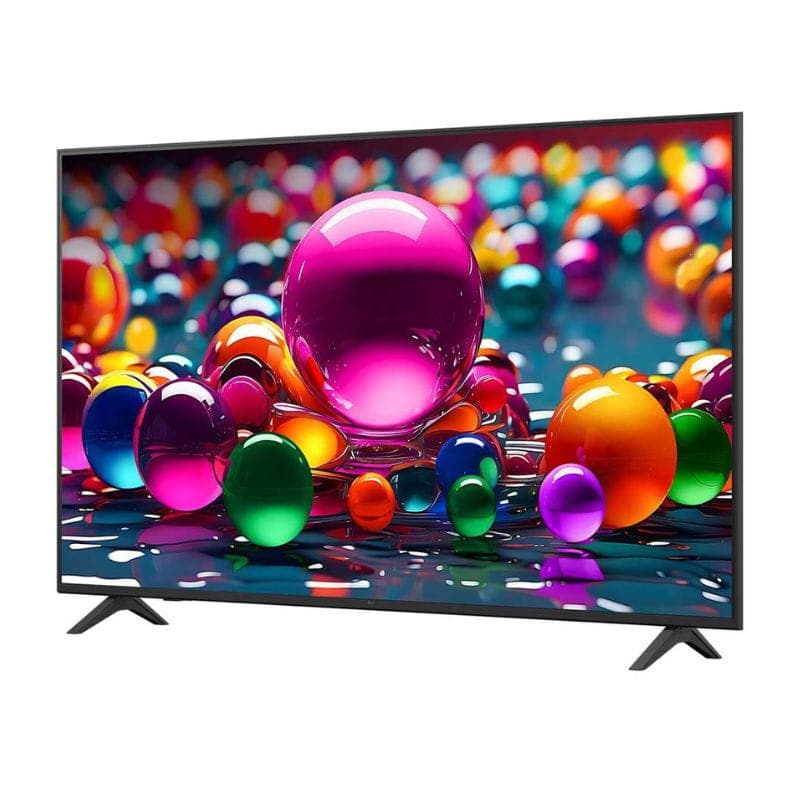LG 65UA75006LA 65 pouces 4K Ultra HD LED Smart TV Wi-Fi, écran fin aux bords minces, couleurs vives et contraste élevé, large angle de vision