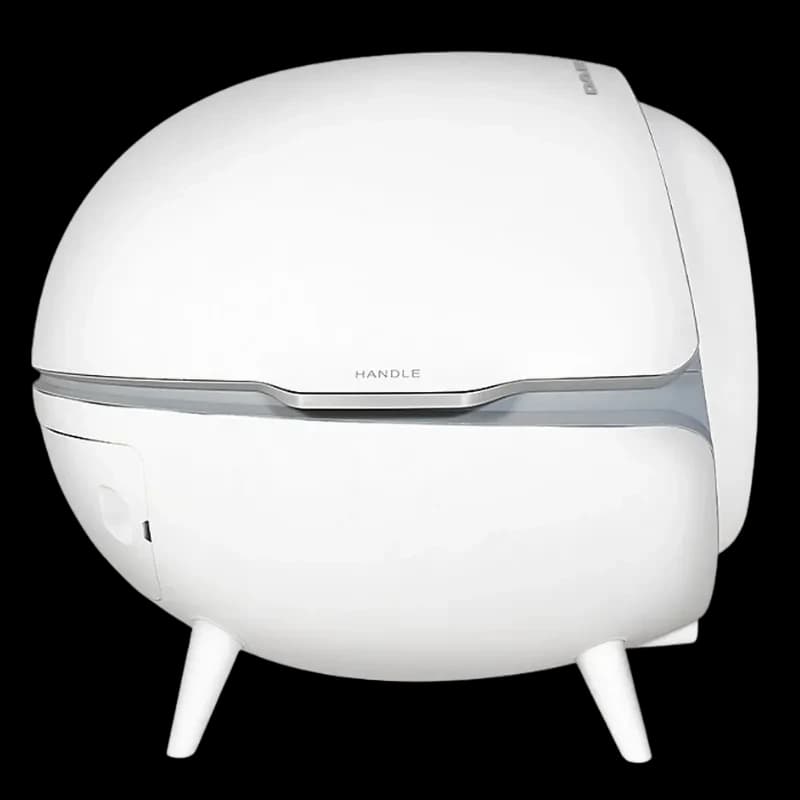 Vista lateral del Daewoo D-HIPC101 blanco con detalles grises