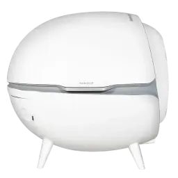 Vista lateral del Daewoo D-HIPC101 blanco con detalles grises