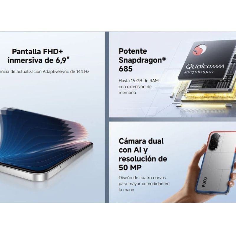 Xiaomi Poco M7 4G 8 GB/256 GB Prateado - Item6