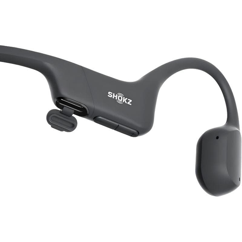 SHOKZ OpenRun Negro - Auriculares inalámbricos Bluetooth, imagen del puerto de carga