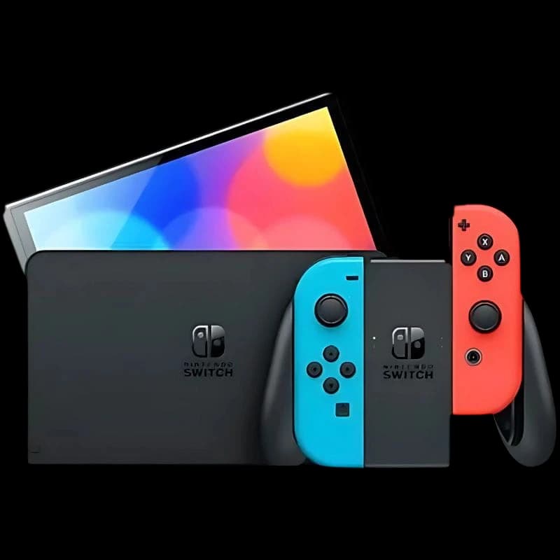 Nintendo Switch Oled  Noir Rénové - Premium État