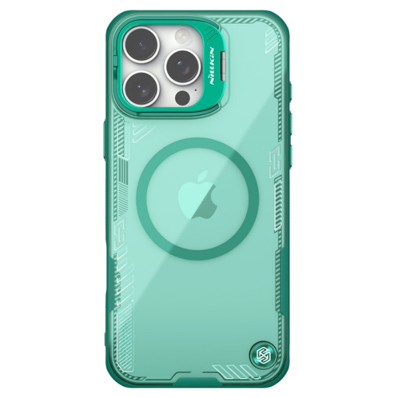 Nillkin Funda Iceblade Prop Magnética con Soporte Protector de Cámara iPhone 16 Pro Verde - Ítem