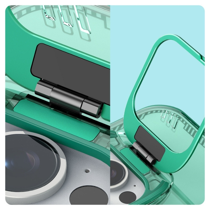 Nillkin Funda Iceblade Prop Magnética con Soporte Protector de Cámara iPhone 16 Pro Verde - Ítem3
