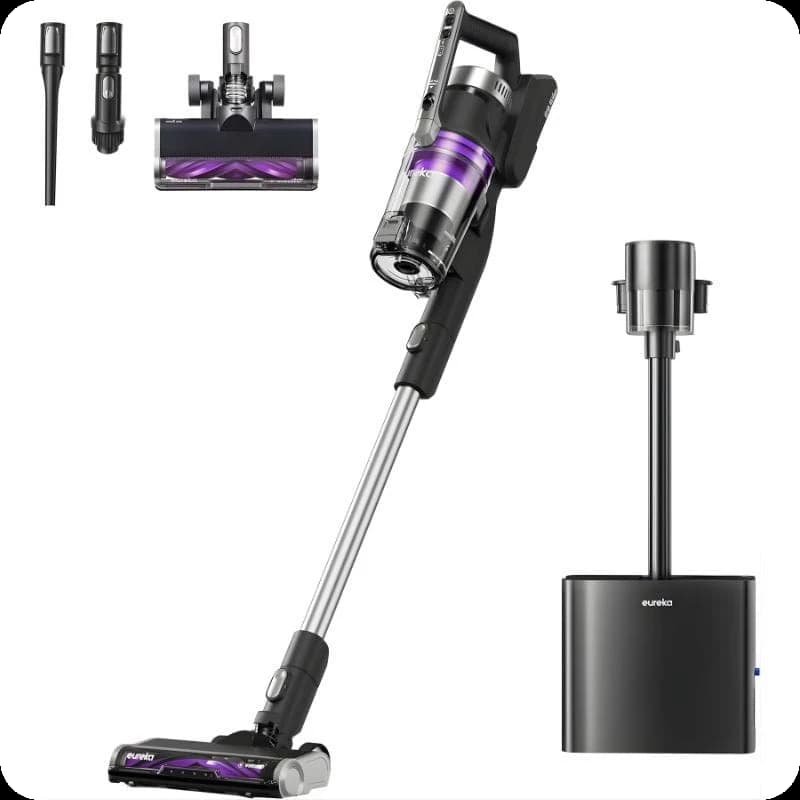 Aspirador vertical com estação de esvaziamento EUREKA Stylus Elite NEC490