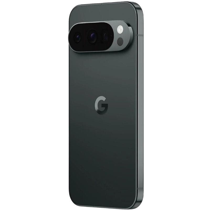 Dos obsidienne élégant avec module photo horizontal pro à trois capteurs et flash, logo G centré, bords arrondis, finition reconditionnée excellent état